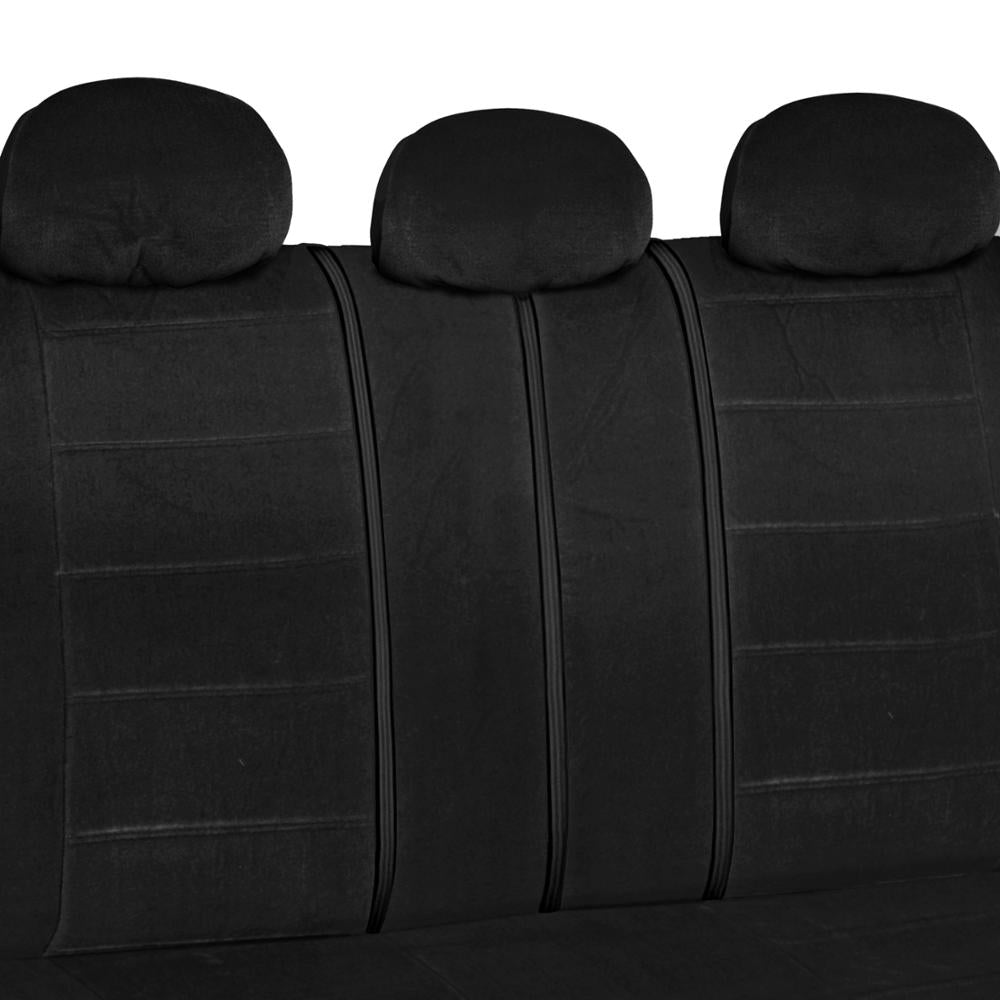 Premium Encore Thick Velour Rear Bench Seat Cover w/ Multi-Split Bench Zippers (5pc)
