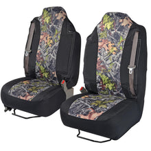 Load image into Gallery viewer, Hawg Camouflage Huntsman Car Seat Covers for Front High-Back Bucket Seats (2pc) - All Camo